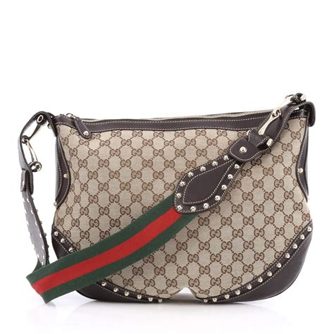 gucci pelham studded hobo|Gucci Pelham Handbags .